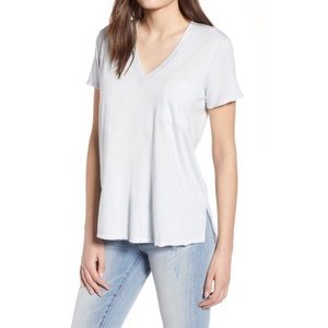 Lush • Raw Edge Side Slit Tee
